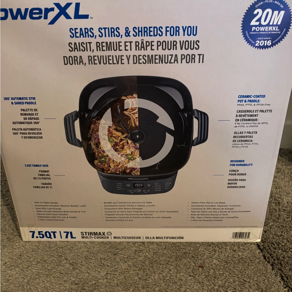 Stirmax Multi-Cooker - Black - Picture 2 of 3
